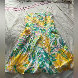Lily Pulitzer strapless dress